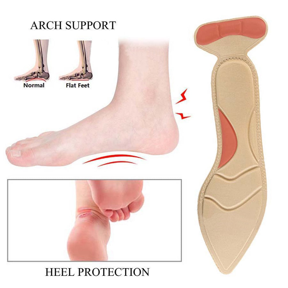 Supportive Gel Cushion High Heel Shoe Insoles