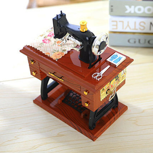 Vintage Mini Sewing Machine Home Decor - Fesara