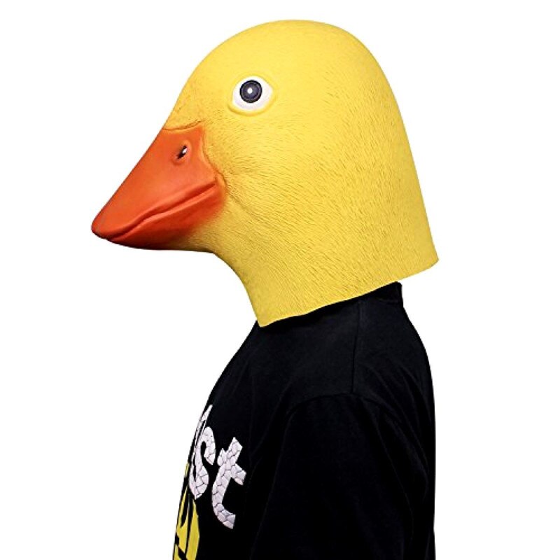 Fun Yellow Duck Costume Mask