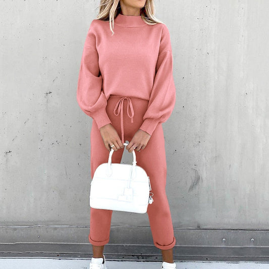 Soft Cozy 2 Piece Lounge Wear Set - Fesara