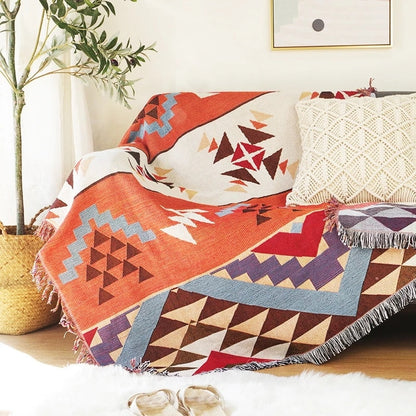 Rustic Fall Pumpkin Throw Blanket Cover
