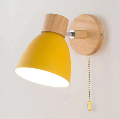 Classic Wood Wall Light - Rustic Home Lamp