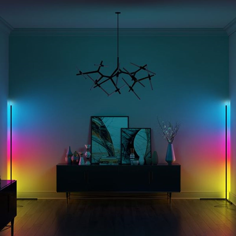 Compact Slim Floor Lamp – Energy Efficient Soft Glow