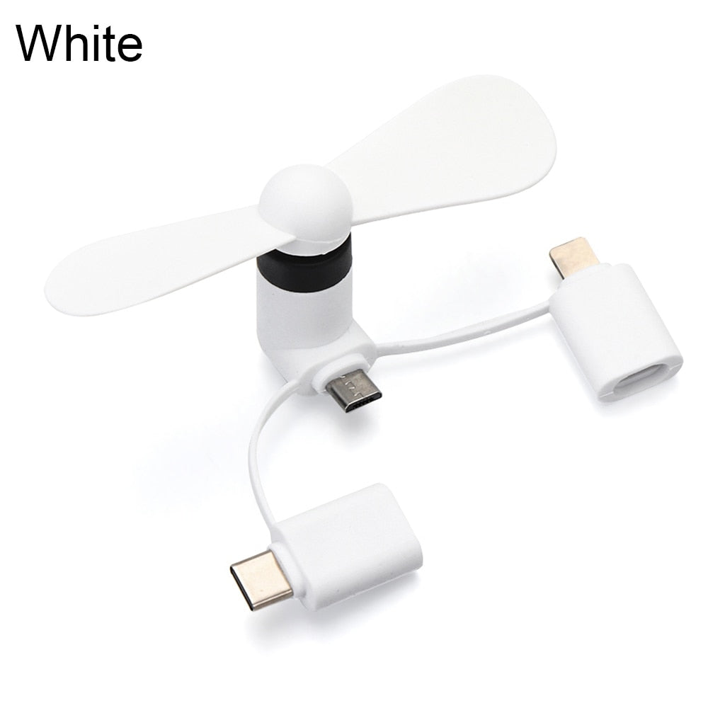 Compact Travel Phone Cooling Fan