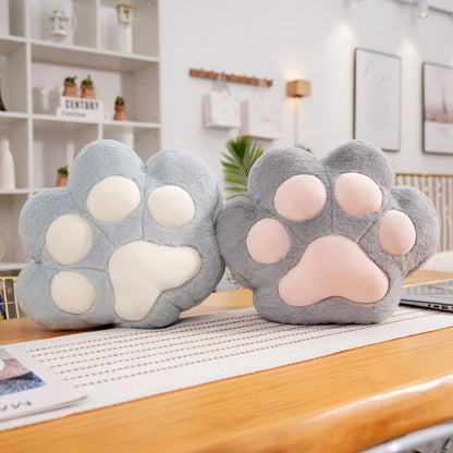 Soft Plush Bear Paw Hand Warmer Cushion