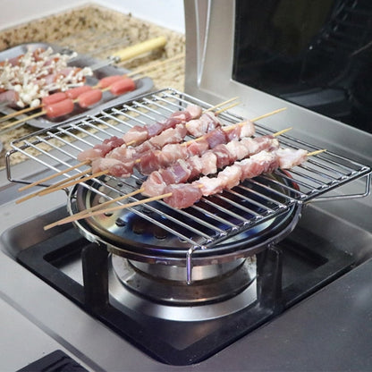 Compact Outdoor Gas BBQ Grill Rack - Fesara