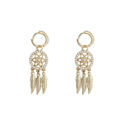 Luxury 14k Gold Elegant Earrings