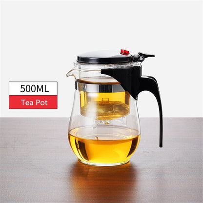 Heat Resistant Borosilicate Glass Teapot - Fesara