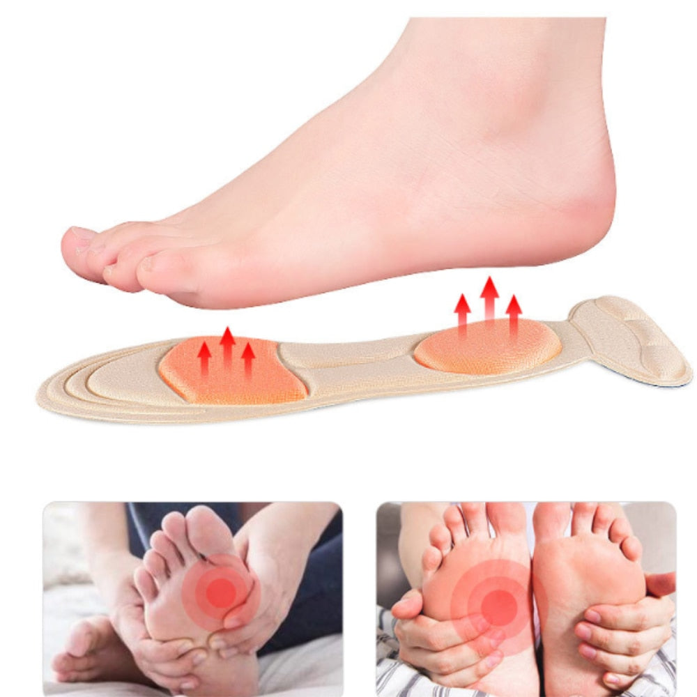 Supportive Gel Cushion High Heel Shoe Insoles