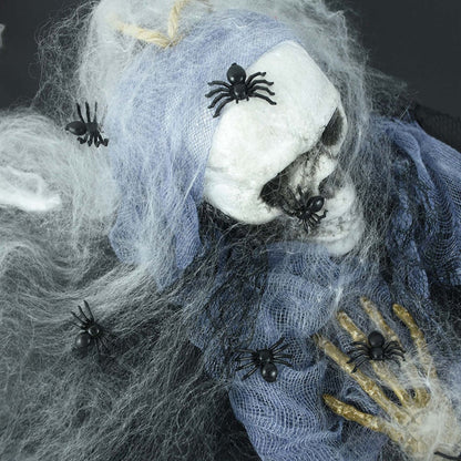 Glowing Spider Halloween Decorations 50 Pack