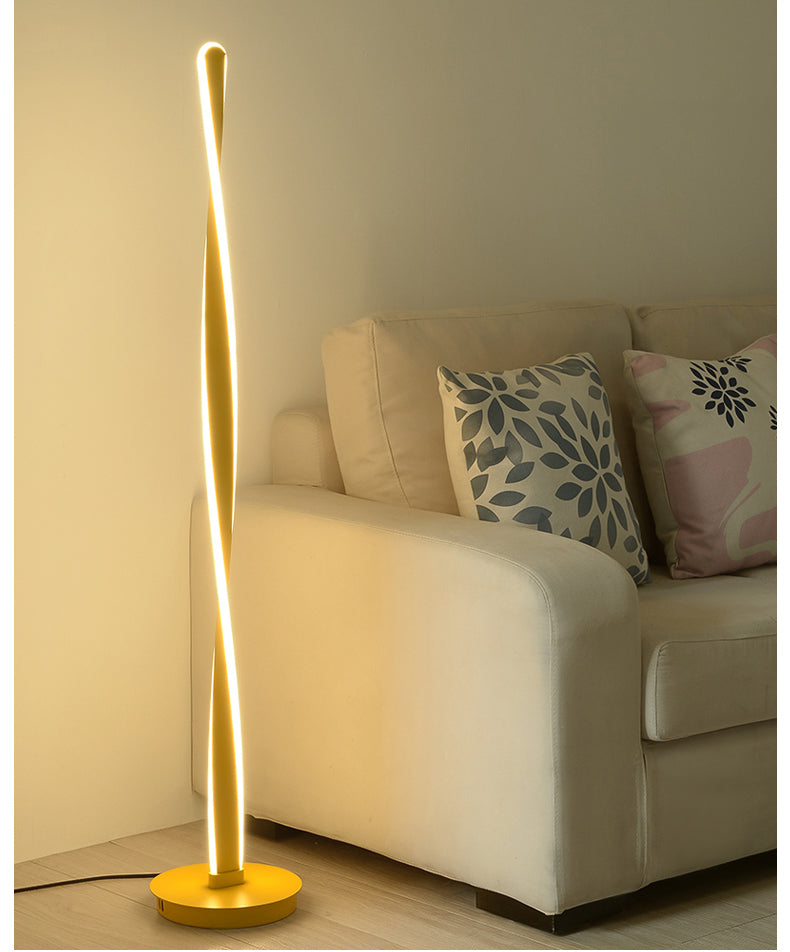 Adjustable Bright Silver Floor Lamp
