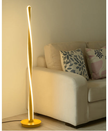 Adjustable Bright Silver Floor Lamp
