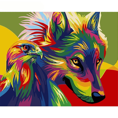 Colorful Animal Art Kit by Numbers