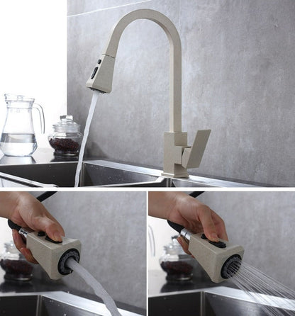 Contemporary Swing Kitchen Faucet – Sleek Stainless Steel Mixer Tap