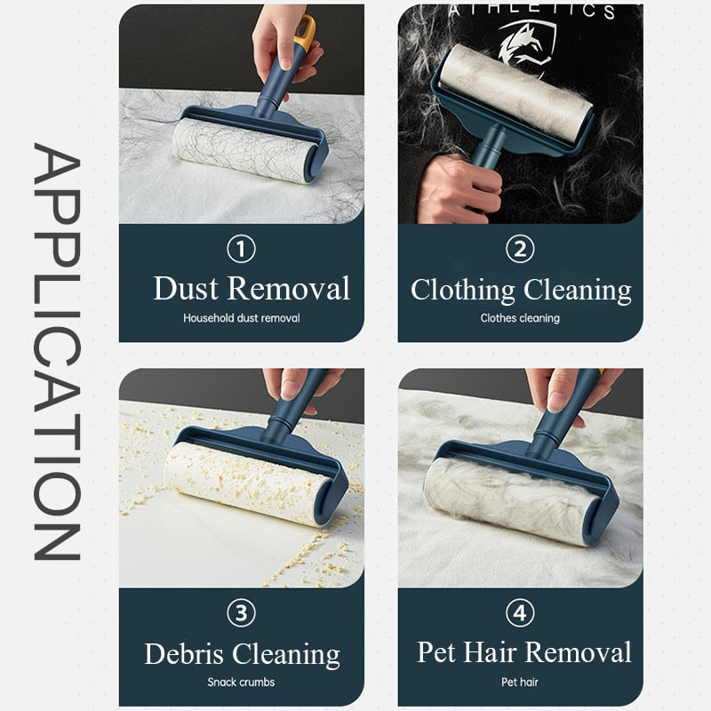 Effective Pet Fur Remover Sticky Roller Tool