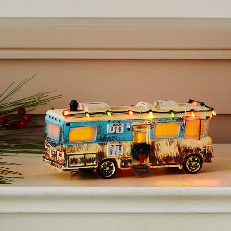 Small Christmas Village Table Decoration