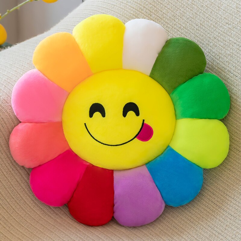 Bright Floral Soft Cushion Pillow