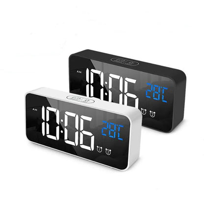 Intelligent LED Clock Radio with Voice Assistant - Fesara