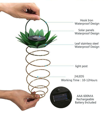 Fesara Tropical Outdoor Solar Lamp