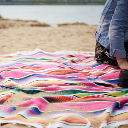 Colorful Southwestern Throw Blanket