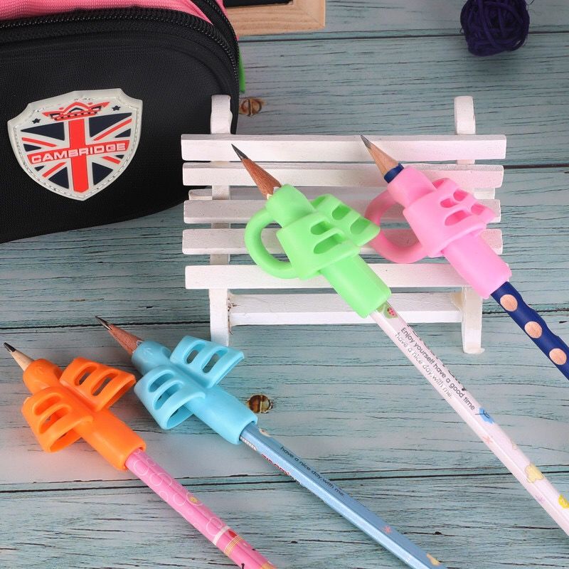 Colorful Kids Pencil Holder Finger Guide