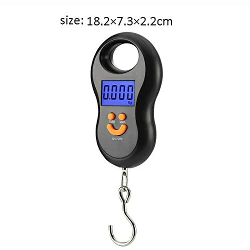 Portable Digital Hanging Scale 50kg with LCD Display