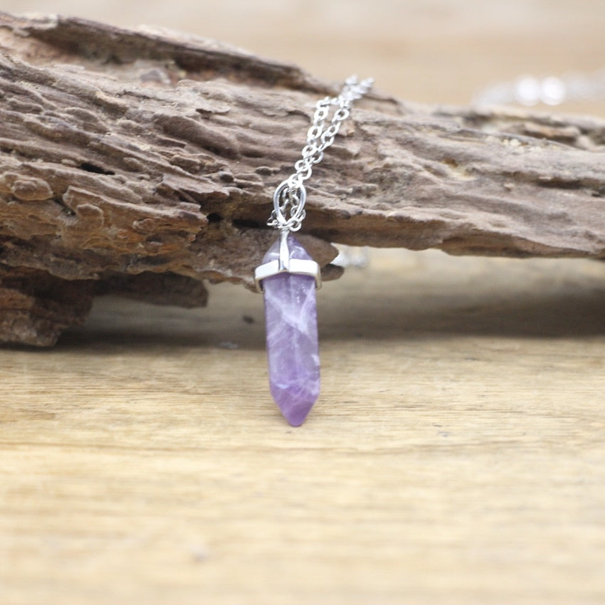 Boho Gemstone Chakra Pendant Necklace