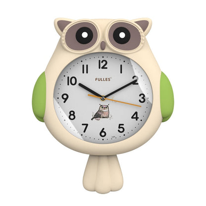 Adorable Night Owl Wall Clock