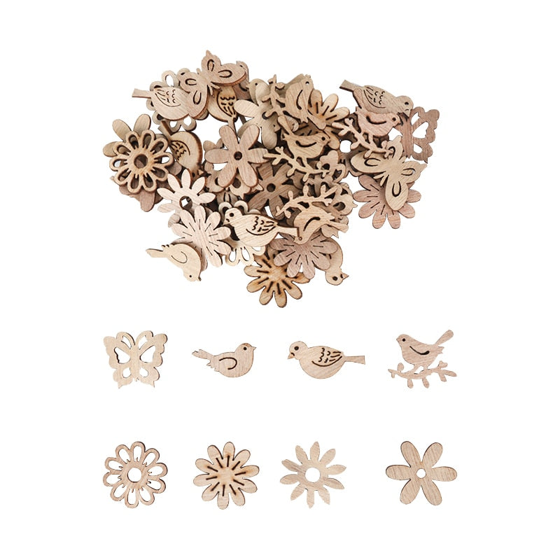 Fesara Wooden Festive Holiday Christmas Decorations