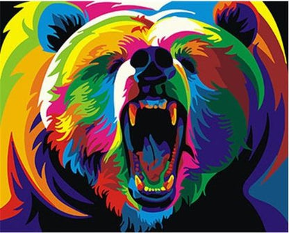Colorful Animal Art Kit by Numbers