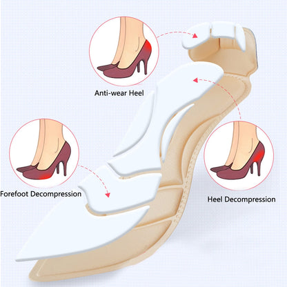 Supportive Gel Cushion High Heel Shoe Insoles