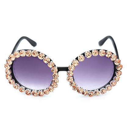 Big Round Fashion Designer Shades
