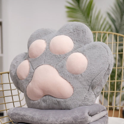Soft Plush Bear Paw Hand Warmer Cushion - Fesara
