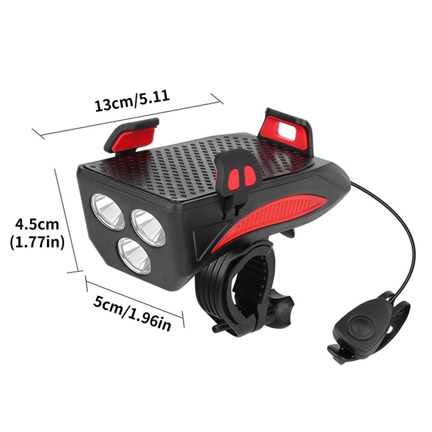 Rechargeable Bike Light Power Bank Combo