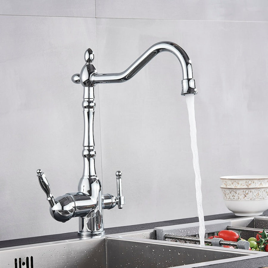 Classic Kitchen Faucet - Elegant Stylish Design