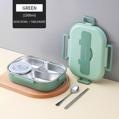 Insulated Kids Lunch Container with Multiple Compartments