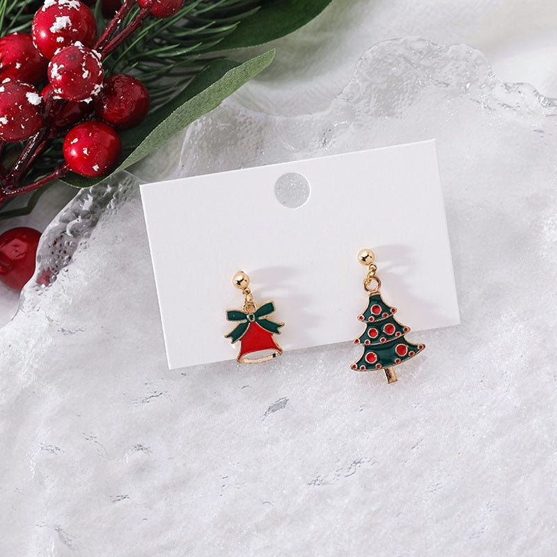 Fesara | Festive Holiday Cheer Drop Earrings