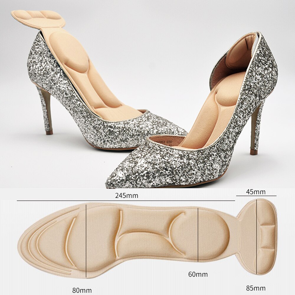 Supportive Gel Cushion High Heel Shoe Insoles