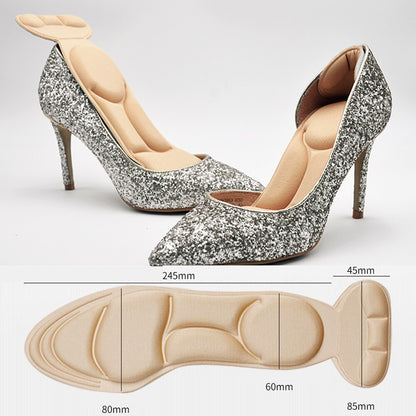Supportive Gel Cushion High Heel Shoe Insoles
