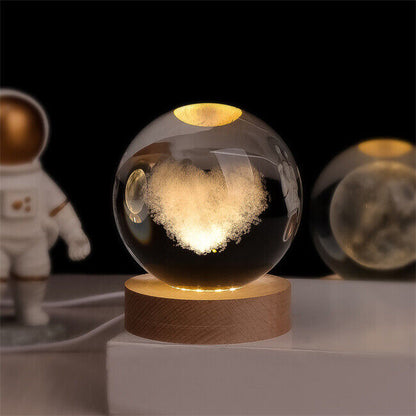 Sparkling Glass Crystal Orb