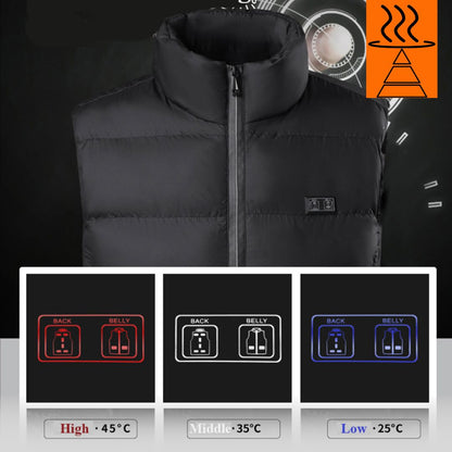 Warm Thermal Vest Adjustable Rechargeable Body Warmer