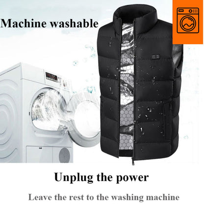 Warm Thermal Vest Adjustable Rechargeable Body Warmer