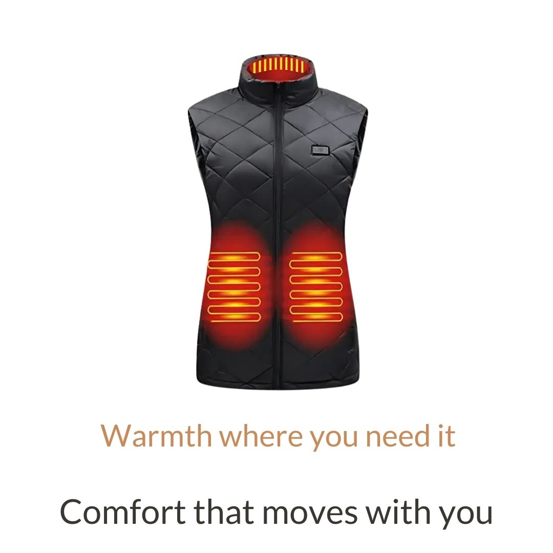 Warm Women's Electric Heated Gilet for Outdoor Wear