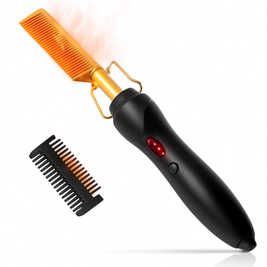 Premium Beard and Hair Straightener Comb for Men - Fesara