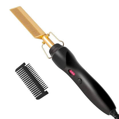 HeatCraft | Hair Straightening Hot Comb – Beard & Hair Styling Tool for Men 1