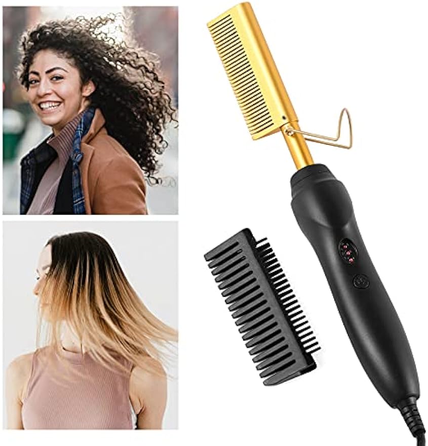 HeatCraft | Hair Straightening Hot Comb – Beard & Hair Styling Tool for Men 4