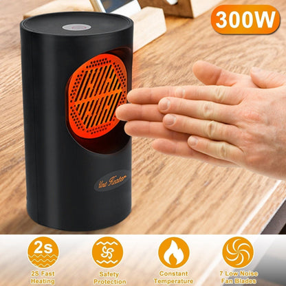 HeatWave | Compact Efficient 300W Portable Electric Heater 7