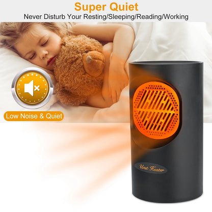 HeatWave | Compact Efficient 300W Portable Electric Heater 8
