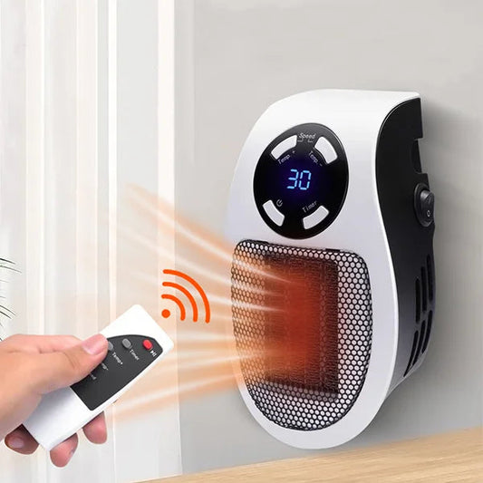 Portable Mini Electric Heater with Remote Control - Fesara