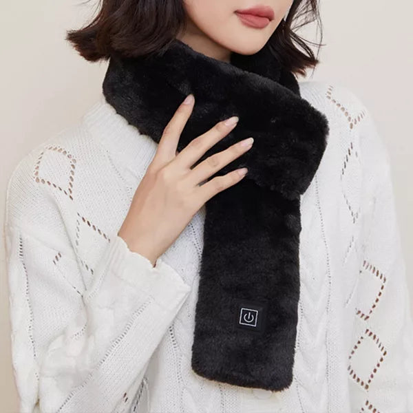 Heated Scarf with Soft Fleece for Winter Warmth 3